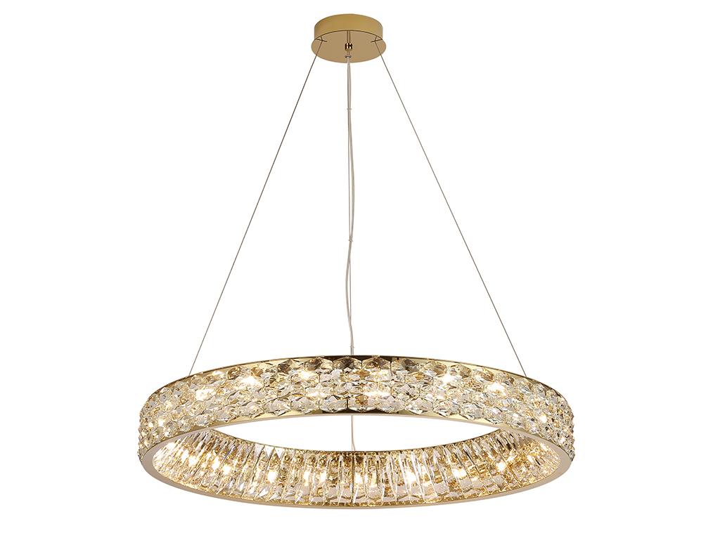 Подвесная люстра Newport Tiffany 8532/80 C gold polished М0070799 Подвесная люстра Newport Tiffany 8532/80 C gold polished М0070799