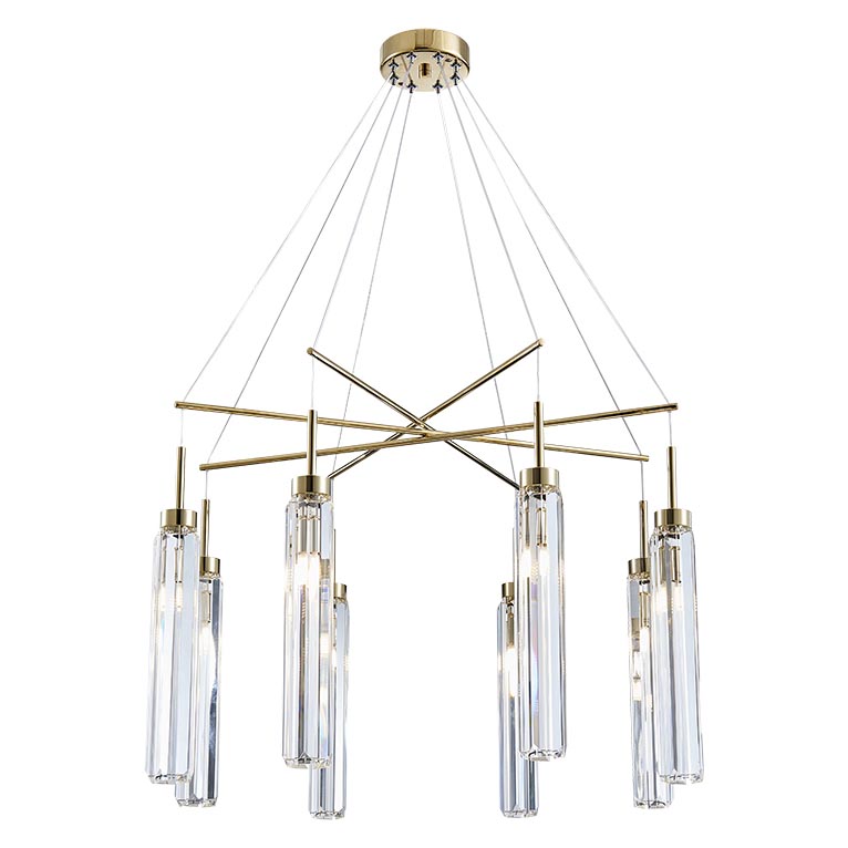 Подвесная люстра Newport 4524+4/S gold М0066077 Подвесная люстра Newport 4524+4/S gold М0066077