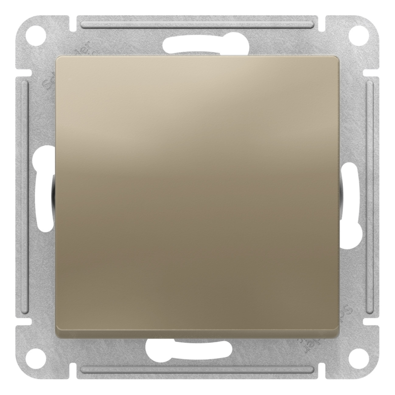 Выключатель одноклавишный проходной Schneider Electric Atlas Design ATN000561
