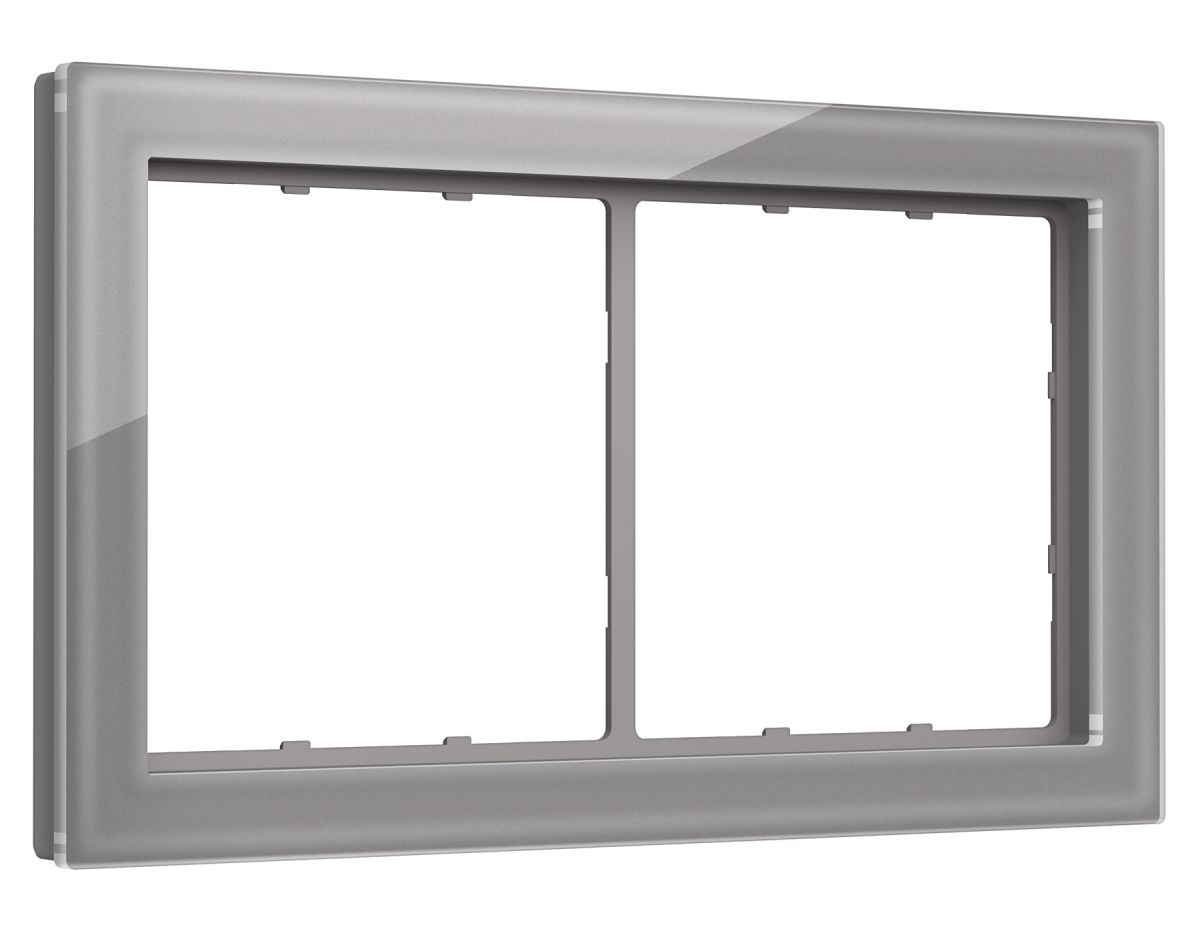 Рамка SIGMA Briz (Сталь Стекло закаленное натуральное) 2-ая Ambrella Volt SF350502