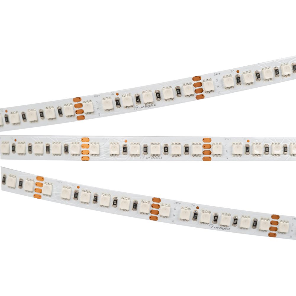 Светодиодная лента Arlight RT-H120-10mm 24V RGBW-Warm-4-in-1 (25 W/m, IP20, 4040, 5m) 048746