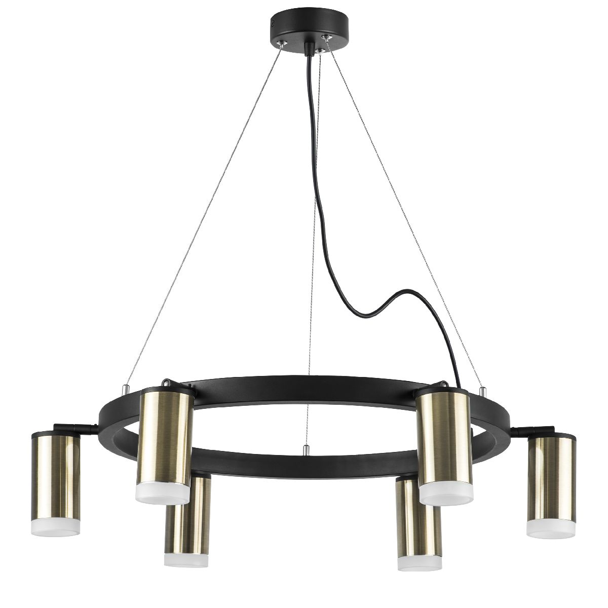 Подвесная люстра Lightstar Rullo (571016+214431-6+202430-6) LR0163160 Подвесная люстра Lightstar Rullo (571016+214431-6+202430-6) LR0163160