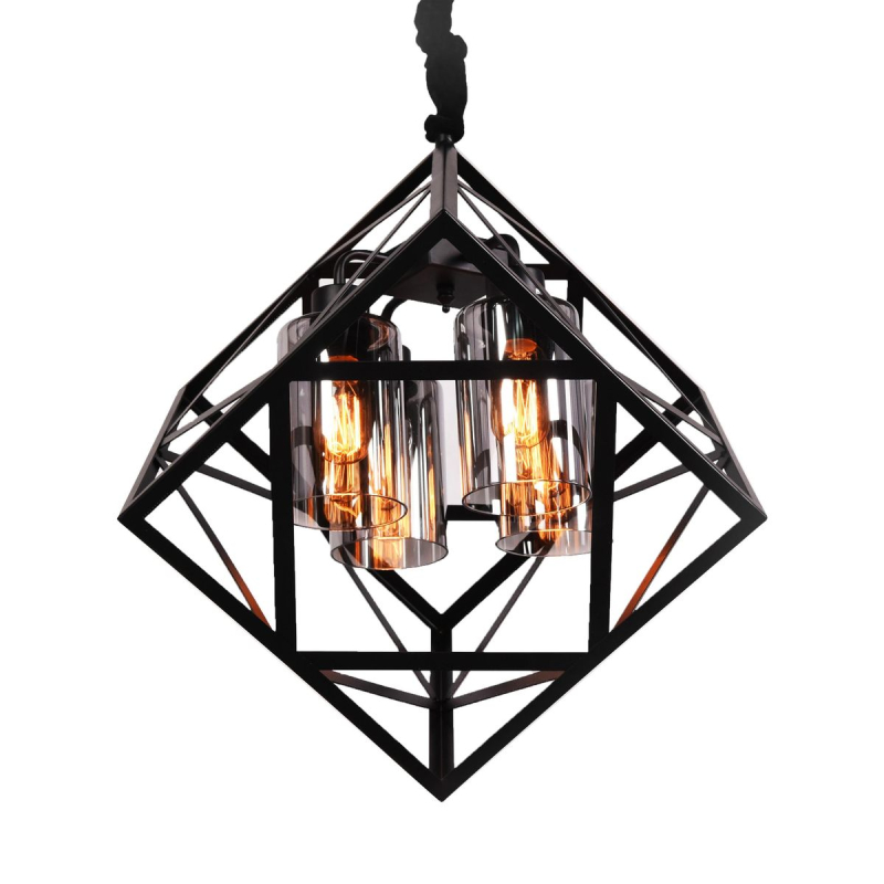 Подвесная люстра Lumina Deco Brutte LDP 11339-4 BK Подвесная люстра Lumina Deco Brutte LDP 11339-4 BK