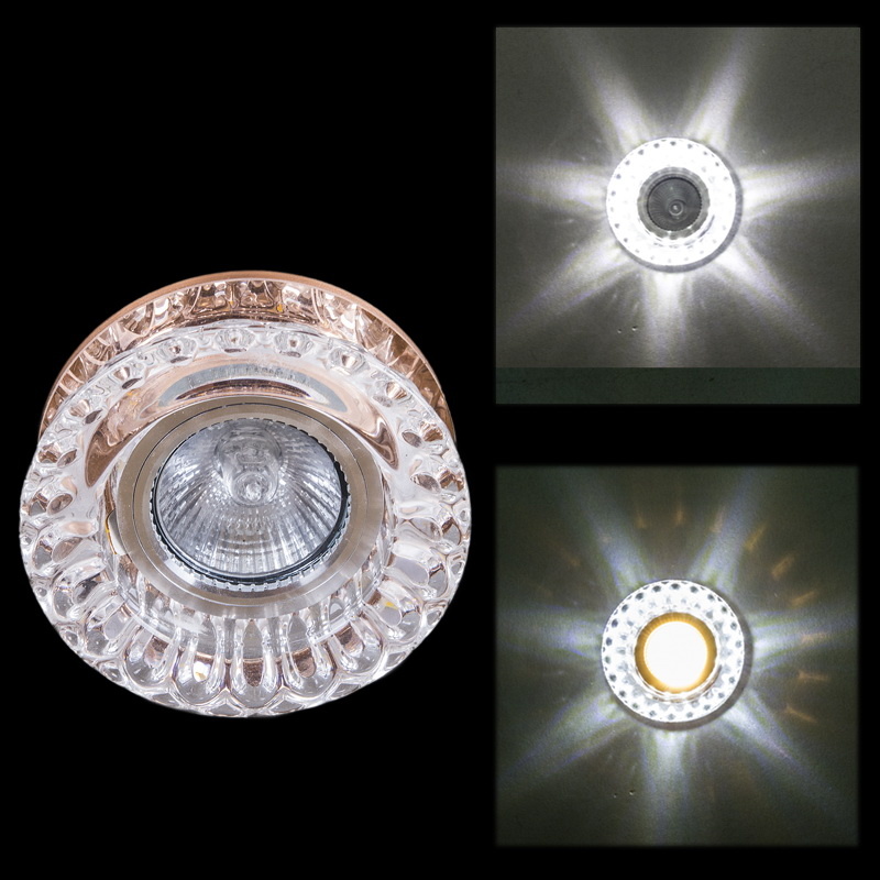 Встраиваемый светильник Reluce 04255-9.0-001D MR16+LED3W TEA Встраиваемый светильник Reluce 04255-9.0-001D MR16+LED3W TEA