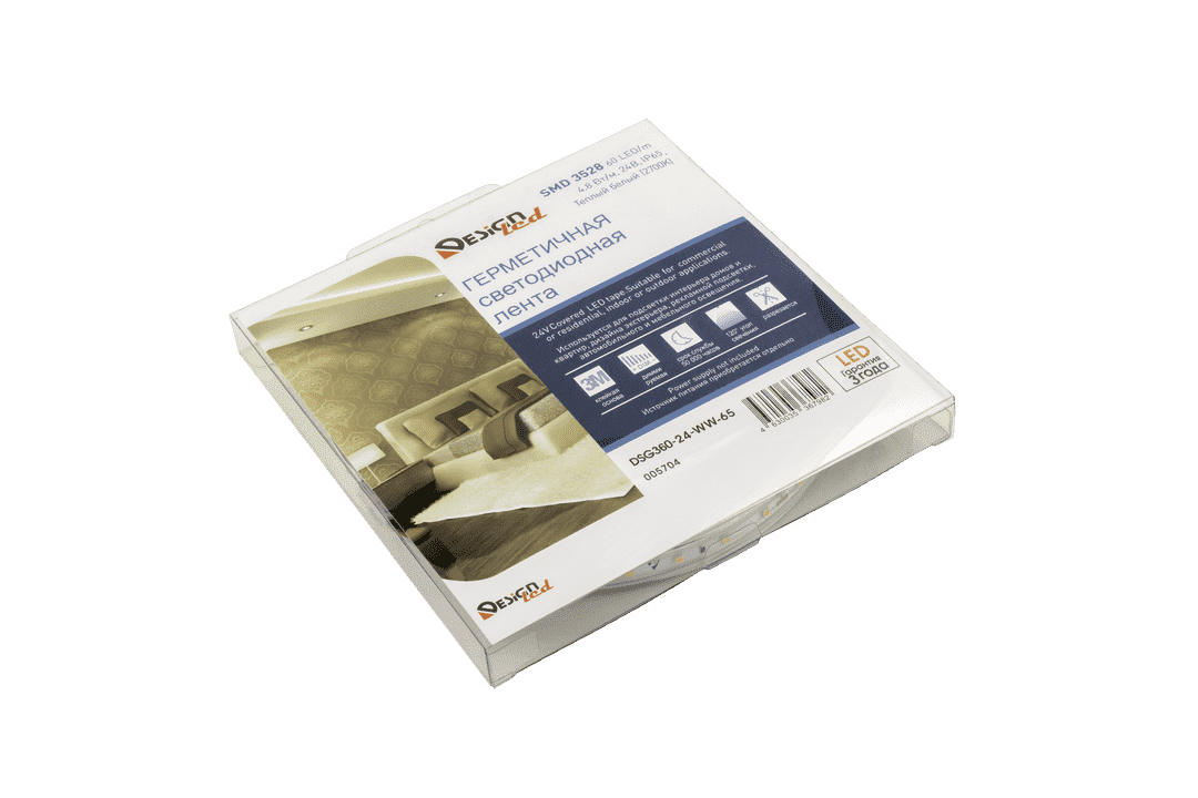 Светодиодная лента DesignLed DSG360-24-WW-65 005704 Светодиодная лента DesignLed DSG360-24-WW-65 005704
