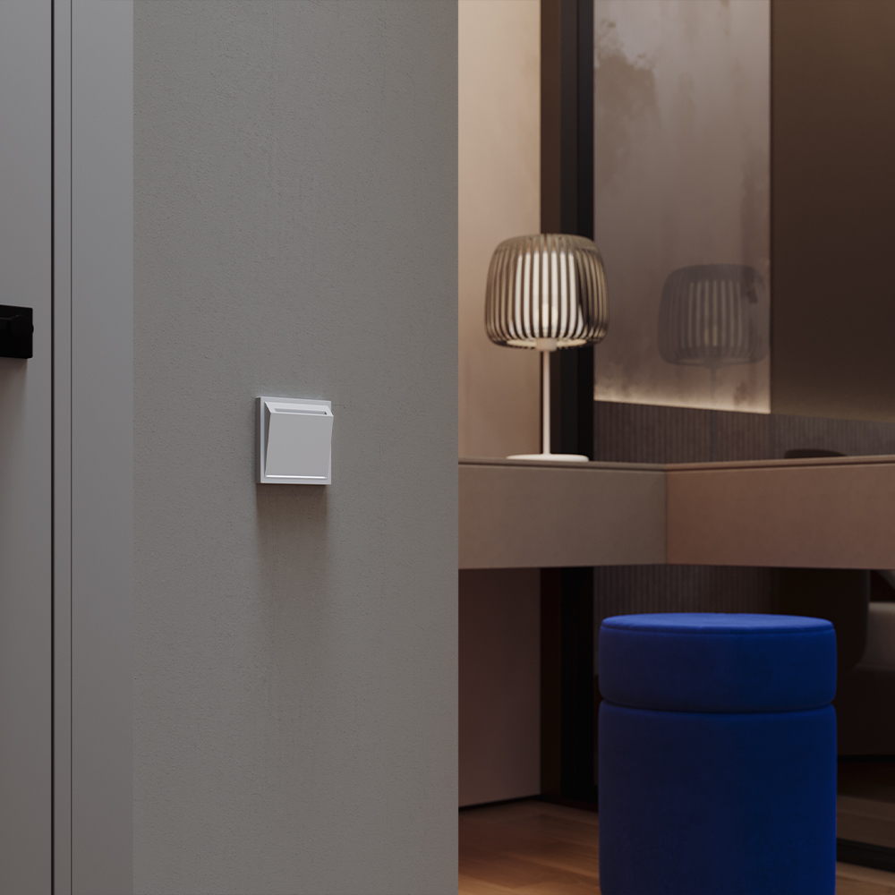 Накладка для выключателя карточного Voltum S70 (серый) VLS002616