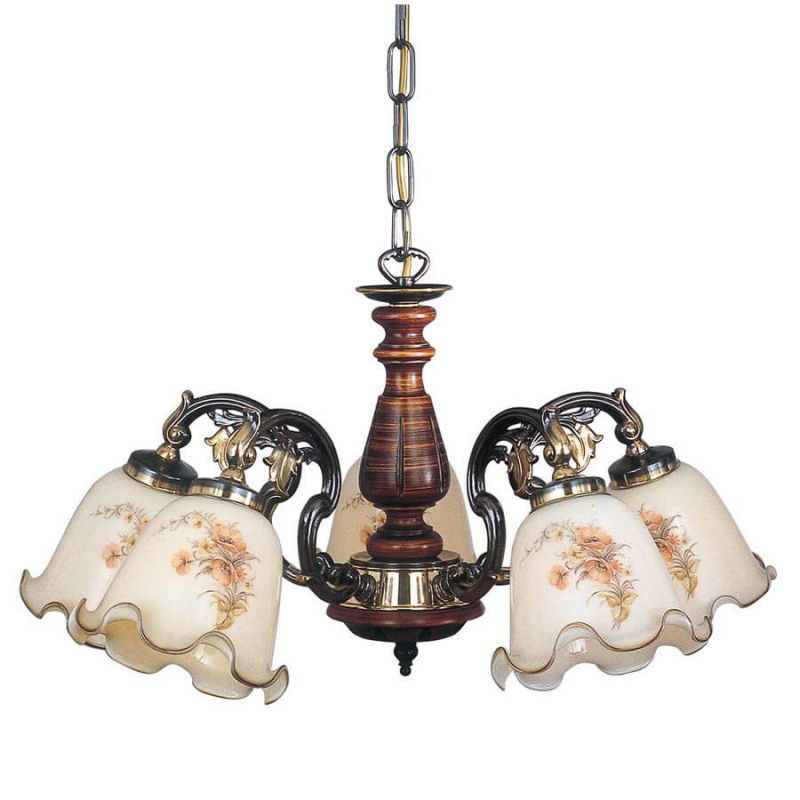 Подвесная люстра Reccagni Angelo L 965/5 DEC Подвесная люстра Reccagni Angelo L 965/5 DEC