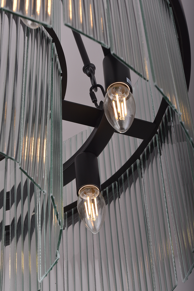 Подвесная люстра DeLight Collection MD2313-8A matt black Подвесная люстра DeLight Collection MD2313-8A matt black