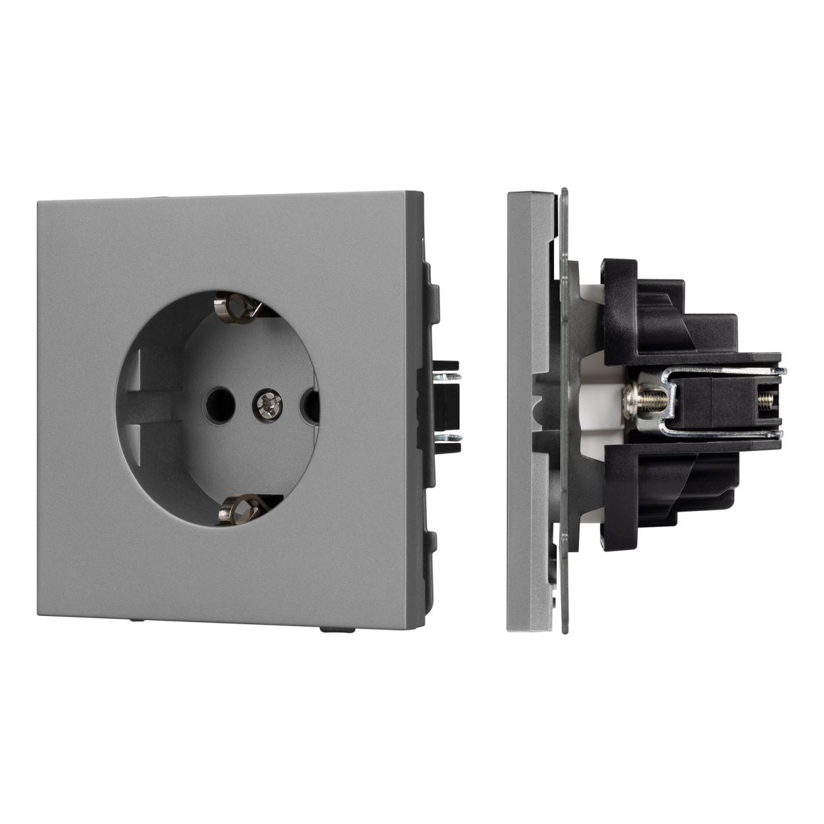 Механизм электрической розетки Arlight SCT-TENDO-MEU1-PL-GR (230V, 16A) 054080