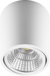 Светильник LED накладной, цилиндр, 220V, 10W, 800Lm, 4000K, белый