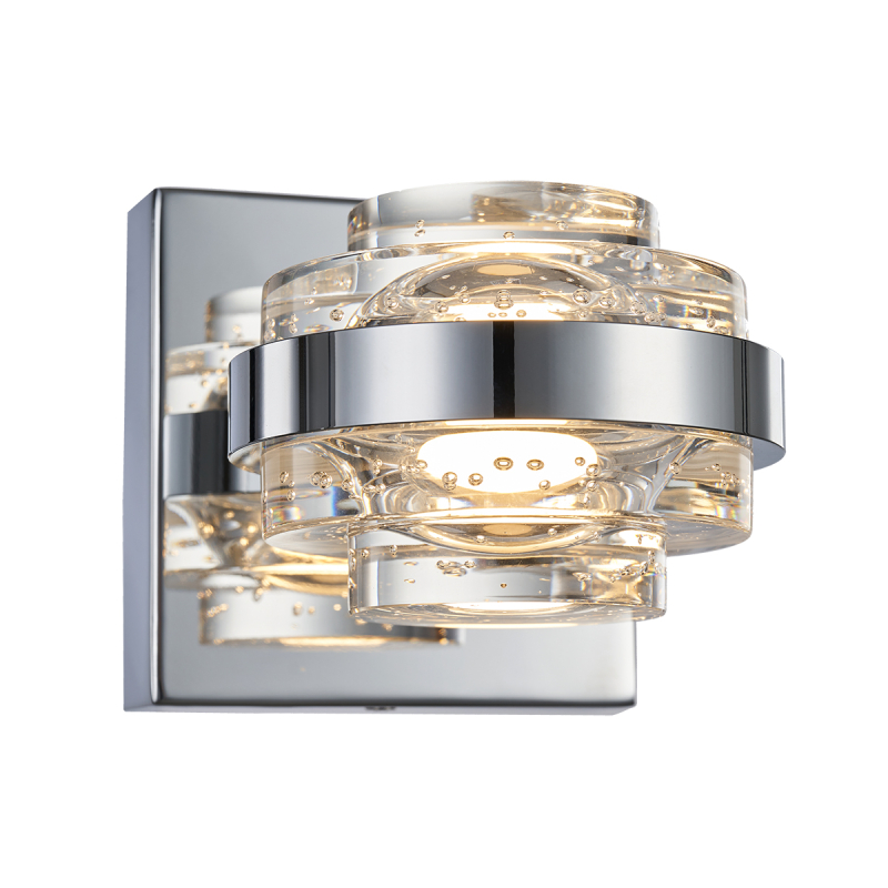 Бра Delight Collection MD22030002 MB22030002-1A chrome/clear Бра Delight Collection MD22030002 MB22030002-1A chrome/clear