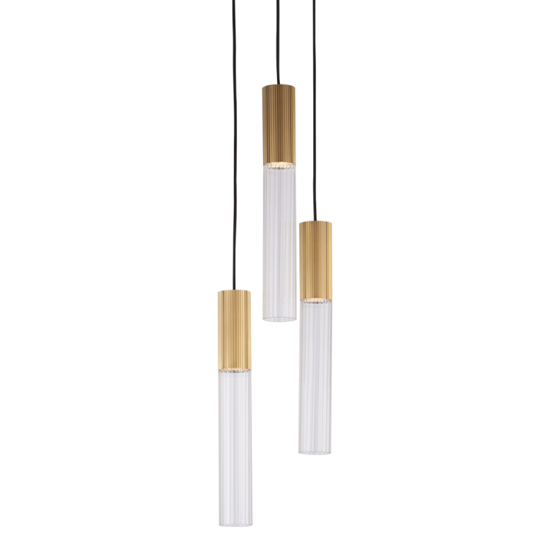 Подвесной светильник Delight Collection Flume MD2045-3A ant.brass Подвесной светильник Delight Collection Flume MD2045-3A ant.brass