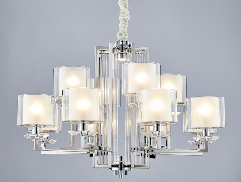 Подвесная люстра Newport 4408+4/C chrome Подвесная люстра Newport 4408+4/C chrome