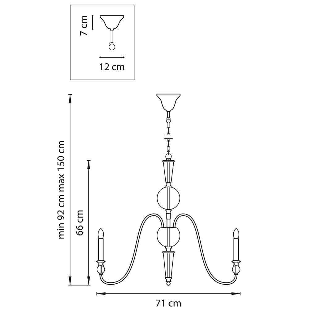 Подвесная люстра Lightstar Ragno 732067 Подвесная люстра Lightstar Ragno 732067