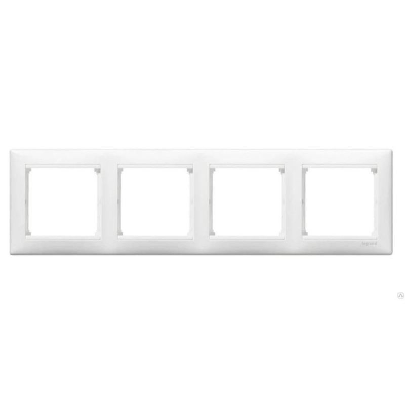 Рамка 4-постовая Legrand Valena белая 774454