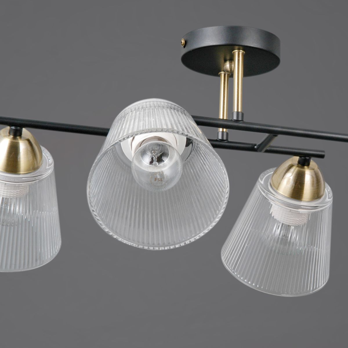 Потолочная люстра Illumico IL0845-4CSQ-25BKAB ELITE