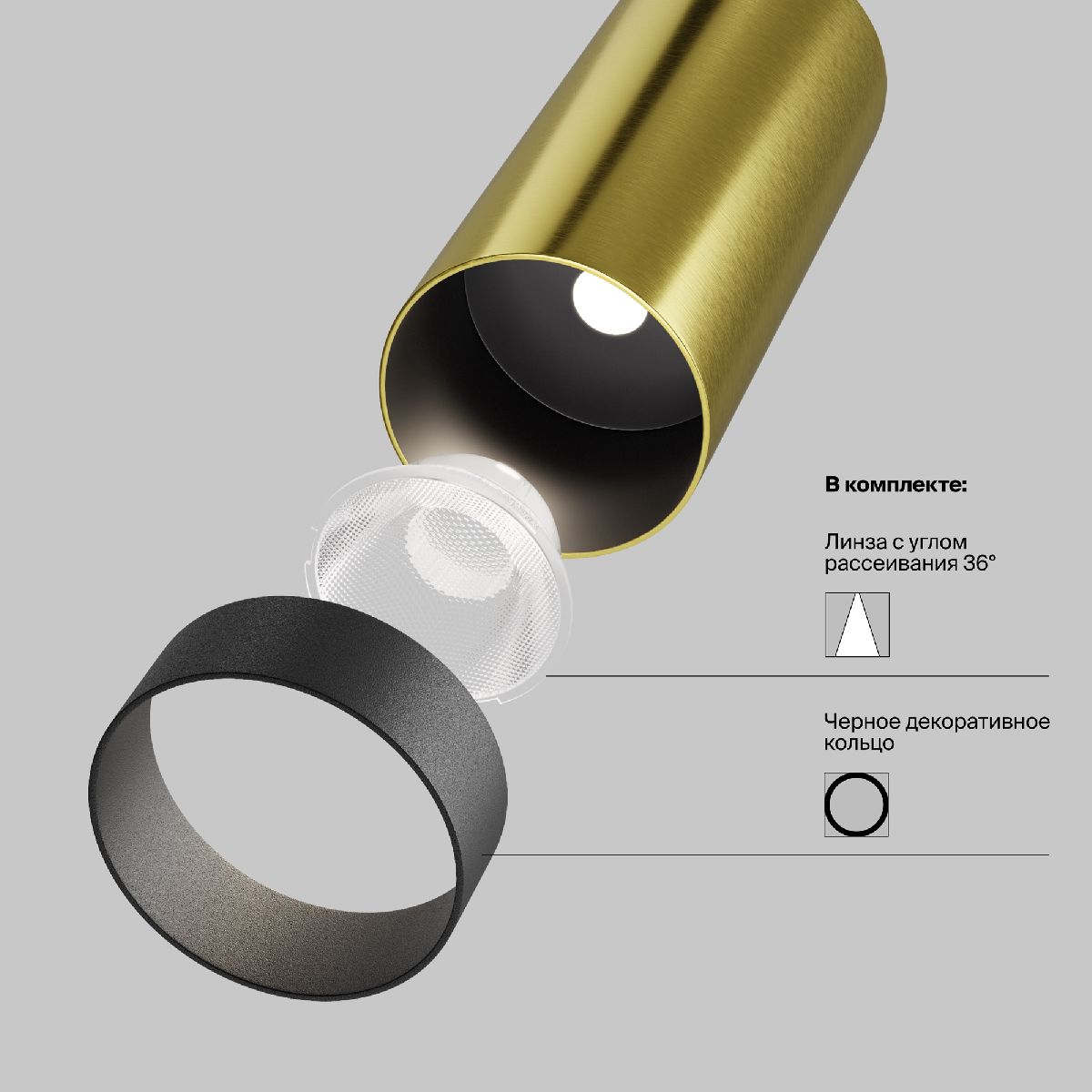 Трековый магнитный светильник Maytoni Focus Led TR041-2-12W3K-BBS