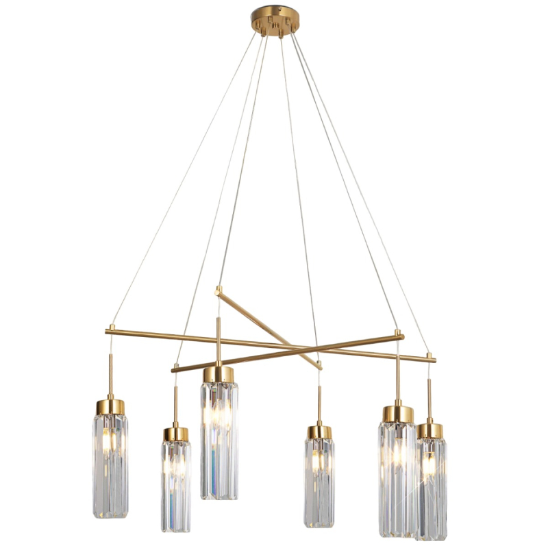 Подвесная люстра Eurosvet Gilian 60163/6 латунь Smart a065757 Подвесная люстра Eurosvet Gilian 60163/6 латунь Smart a065757