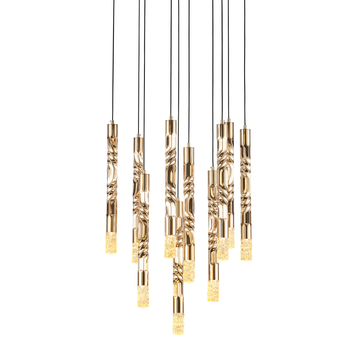 Подвесная люстра Delight Collection OM2365-F10 gold Подвесная люстра Delight Collection OM2365-F10 gold