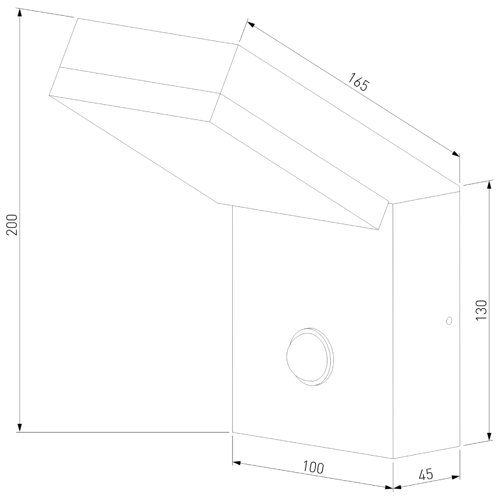 Уличный настенный светильник Elektrostandard Sensor 4690389175015 a053946 Уличный настенный светильник Elektrostandard Sensor 4690389175015 a053946