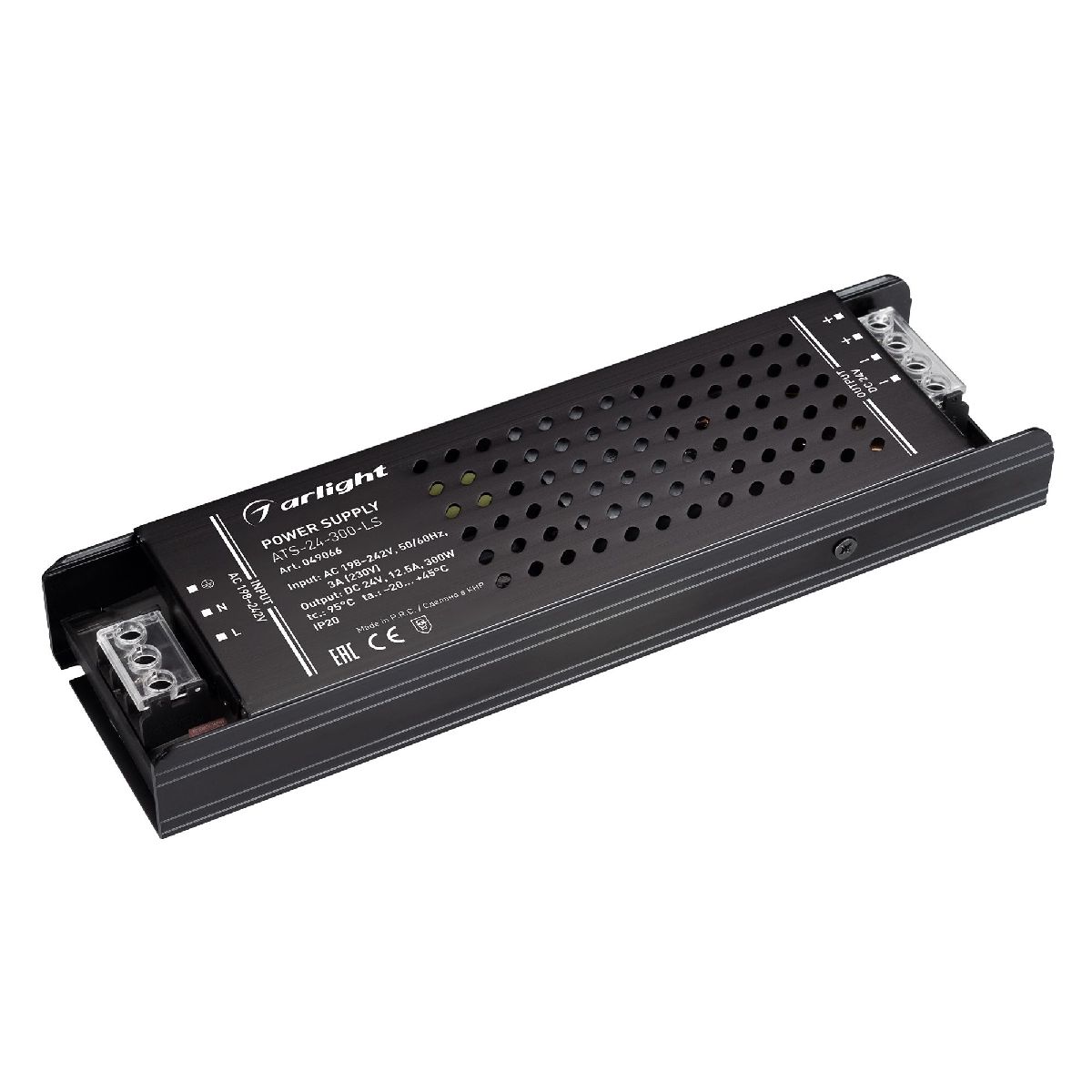 Блок питания Arlight ATS-24-300-LS (24V, 12.5A, 300W) 049066 Блок питания Arlight ATS-24-300-LS (24V, 12.5A, 300W) 049066