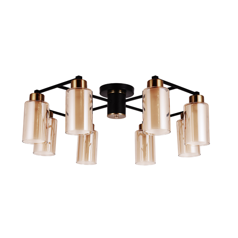 Потолочная люстра Arte Lamp Leo A7027PL-8BK Потолочная люстра Arte Lamp Leo A7027PL-8BK