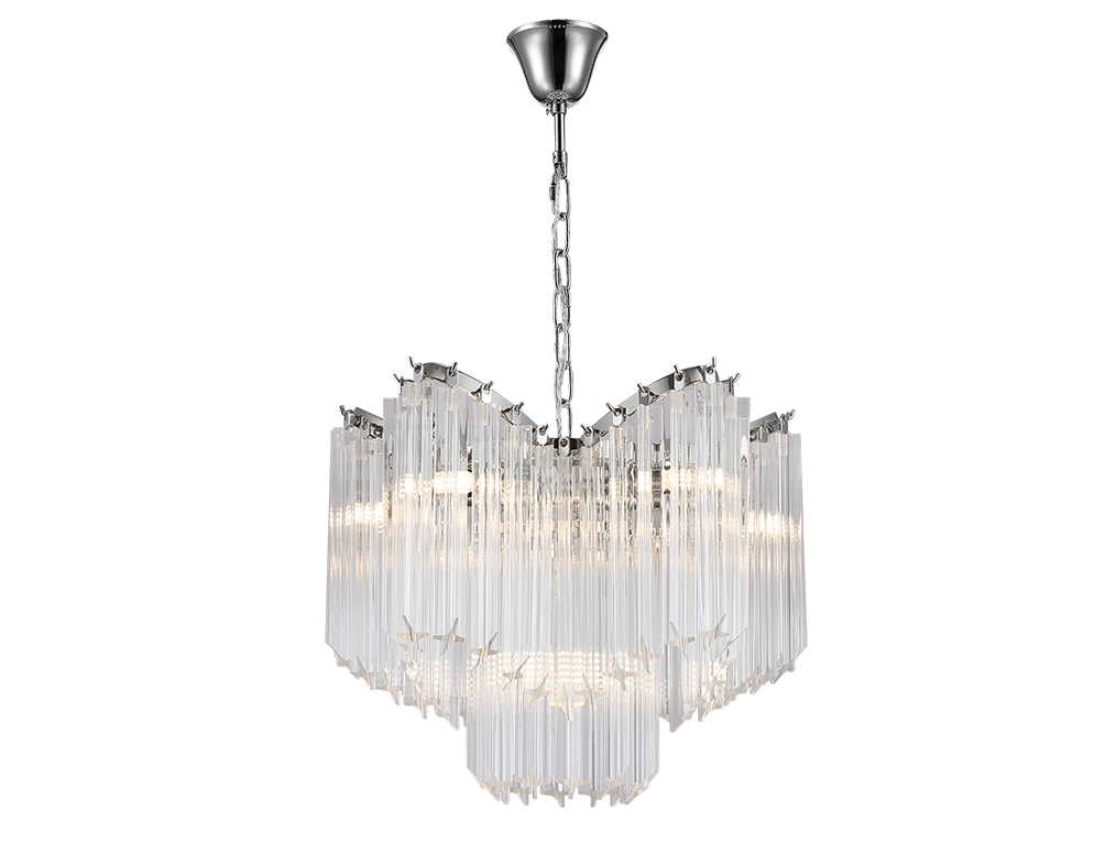 Подвесная люстра Newport Amanda 8906/C nickel М0070328 Подвесная люстра Newport Amanda 8906/C nickel М0070328