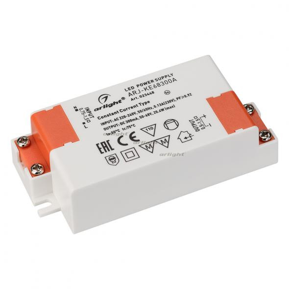 Блок питания Arlight ARJ-KE68300A (20W, 300mA, PFC) 023448 Блок питания Arlight ARJ-KE68300A (20W, 300mA, PFC) 023448