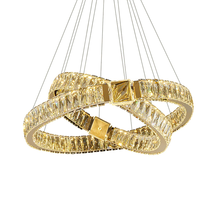 Подвесная люстра Delight Collection D8010P/2R/D600+400 gold Подвесная люстра Delight Collection D8010P/2R/D600+400 gold