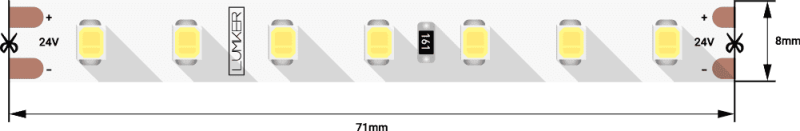 Светодиодная лента DesignLed DSG298-24-WW-33 000527 Светодиодная лента DesignLed DSG298-24-WW-33 000527