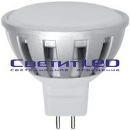 Лампа LED GU5,3(MR16), 7.5W, 220V, теплый 3000К, 600Lm