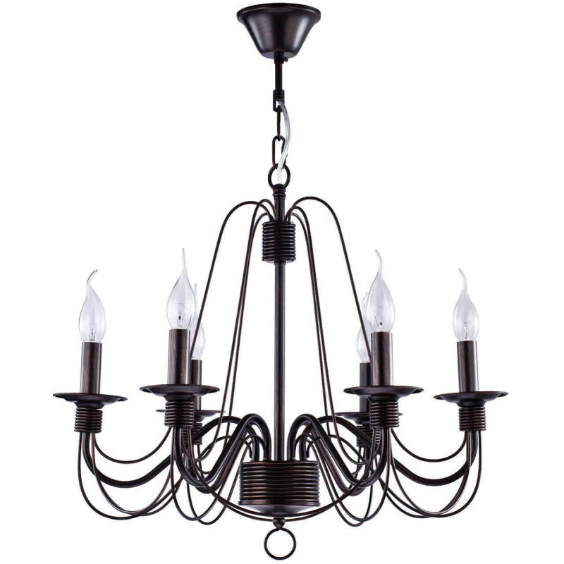 Подвесная люстра Freya Velia FR2046-PL-06-BR Подвесная люстра Freya Velia FR2046-PL-06-BR