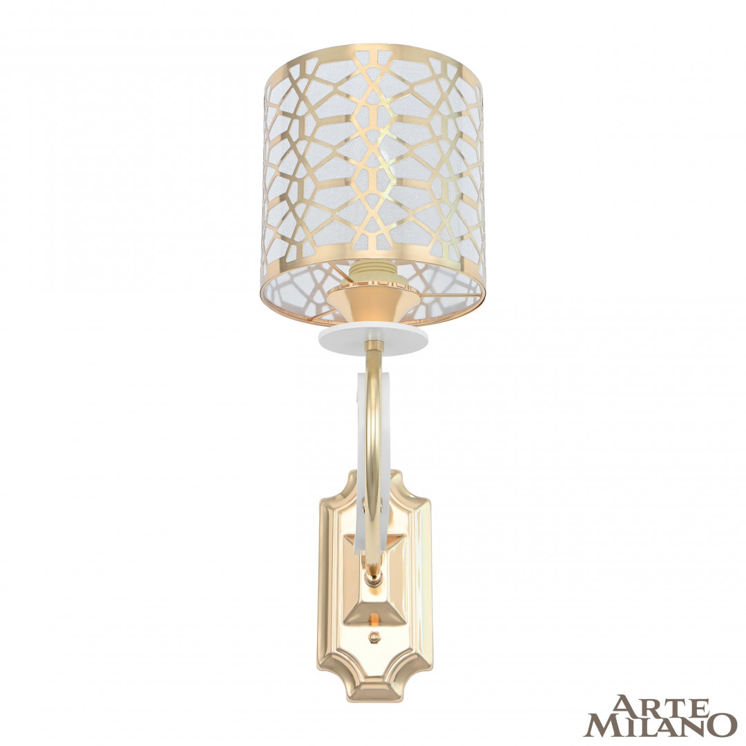 Бра Arte Milano Florentia-1237 301237/1W Wh/Gd Бра Arte Milano Florentia-1237 301237/1W Wh/Gd