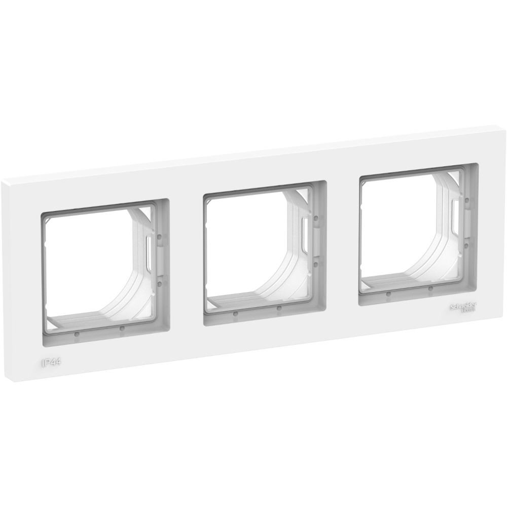 Рамка 3-ая Systeme Electric AtlasDesign Aqua Белый ATN440103