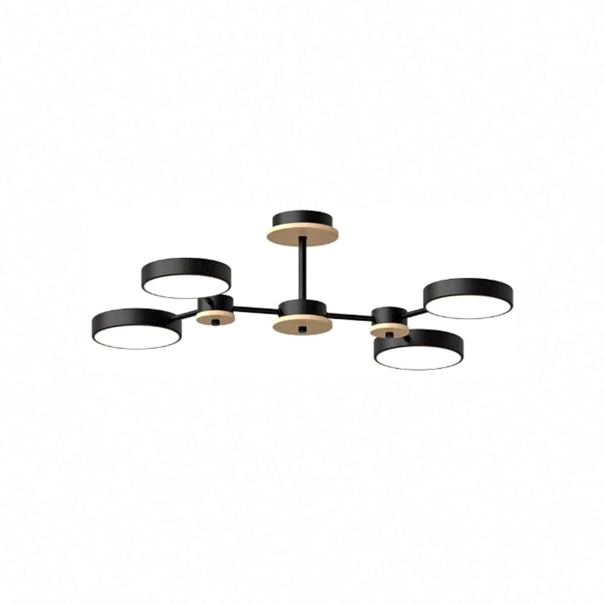Люстра на штанге LED4U L3215-630 BK Люстра на штанге LED4U L3215-630 BK