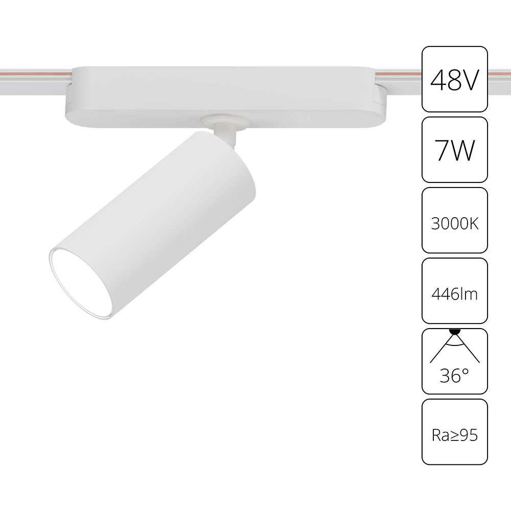 Трековый магнитный светильник Arte Lamp Rapid A1156PL-1WH Трековый магнитный светильник Arte Lamp Rapid A1156PL-1WH