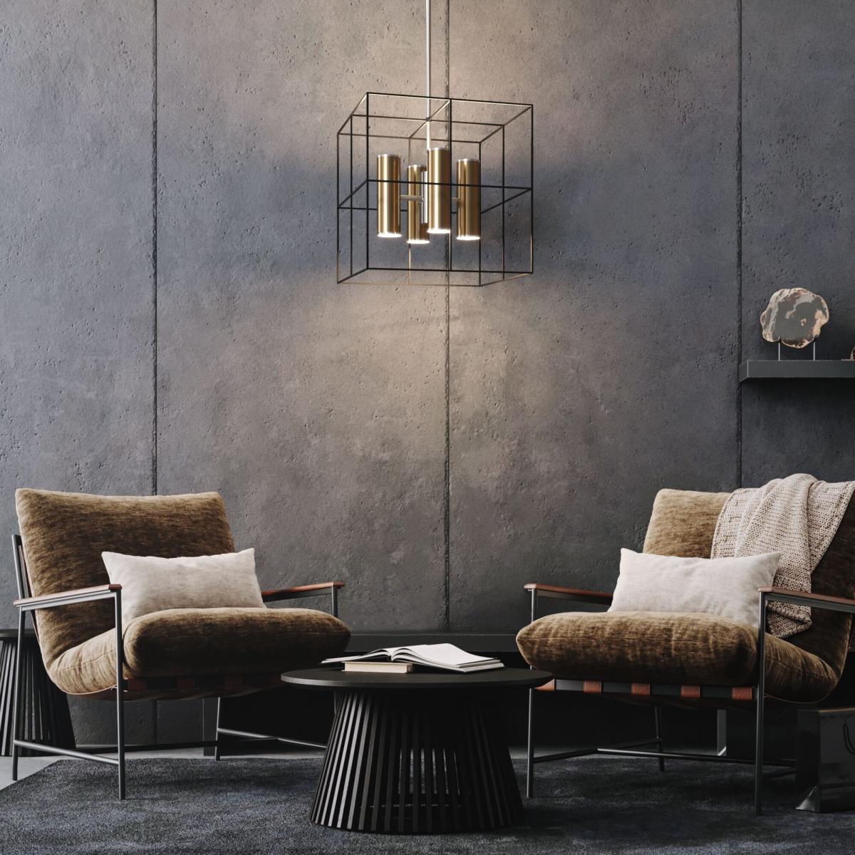 Люстра на штанге Eurosvet Adamson 70142/8 латунь a060669