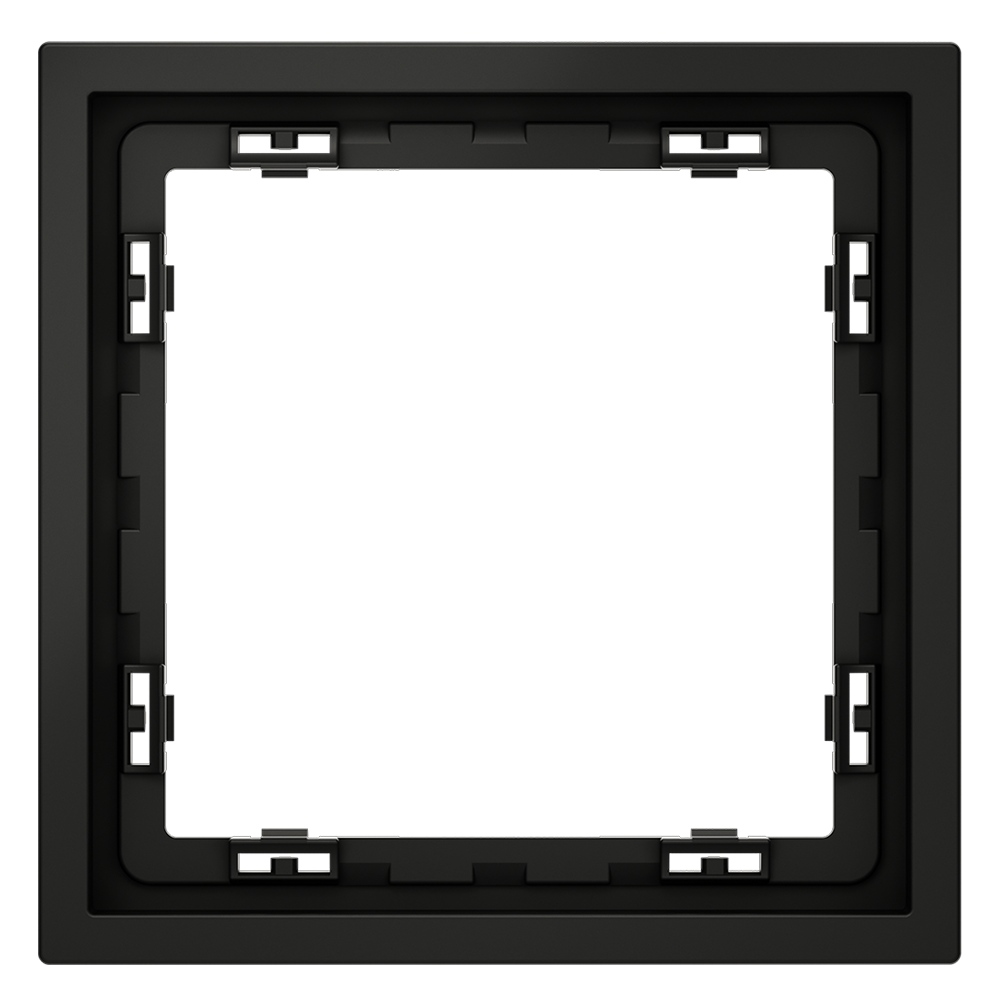 Рамка на 1 пост Voltum S70 VLS100108 (черный матовый)