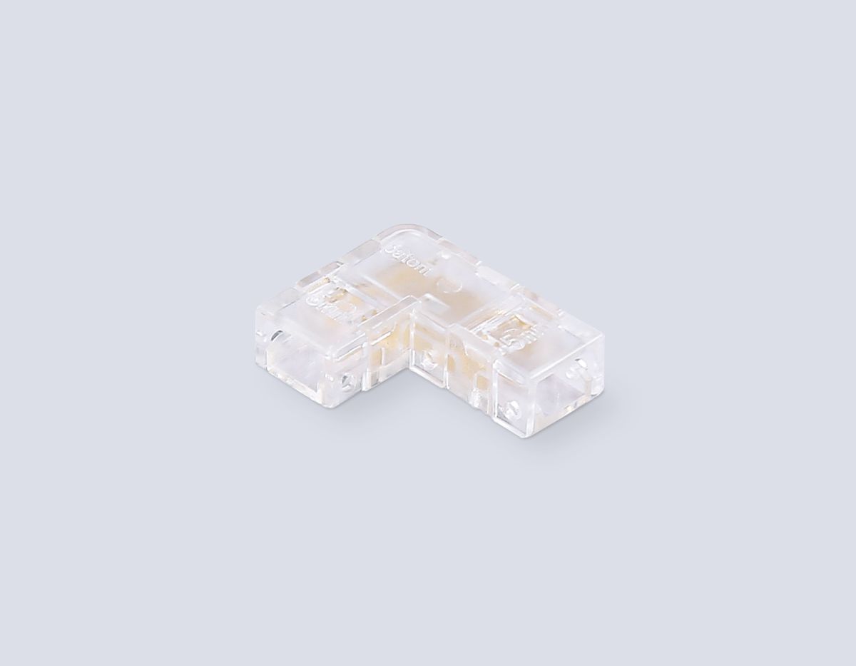 Соединитель угловой Ambrella Light Illumination COB 12/24V для лент 5mm (2 конт.) (10шт. в комплекте) GS6841