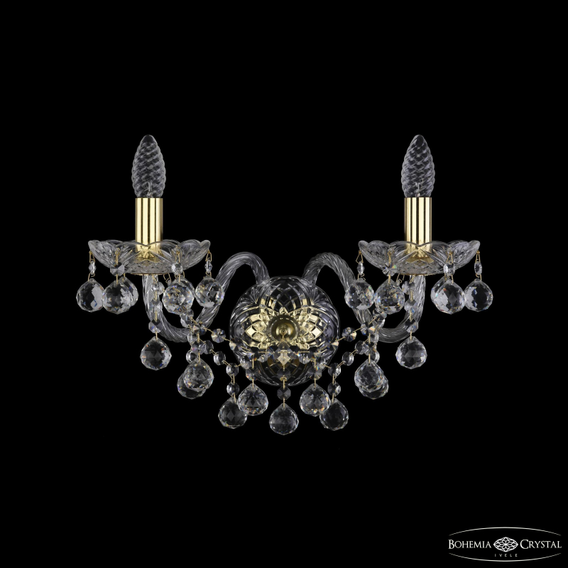 Бра Bohemia Ivele Crystal 1409B/2/195/XL G Бра Bohemia Ivele Crystal 1409B/2/195/XL G