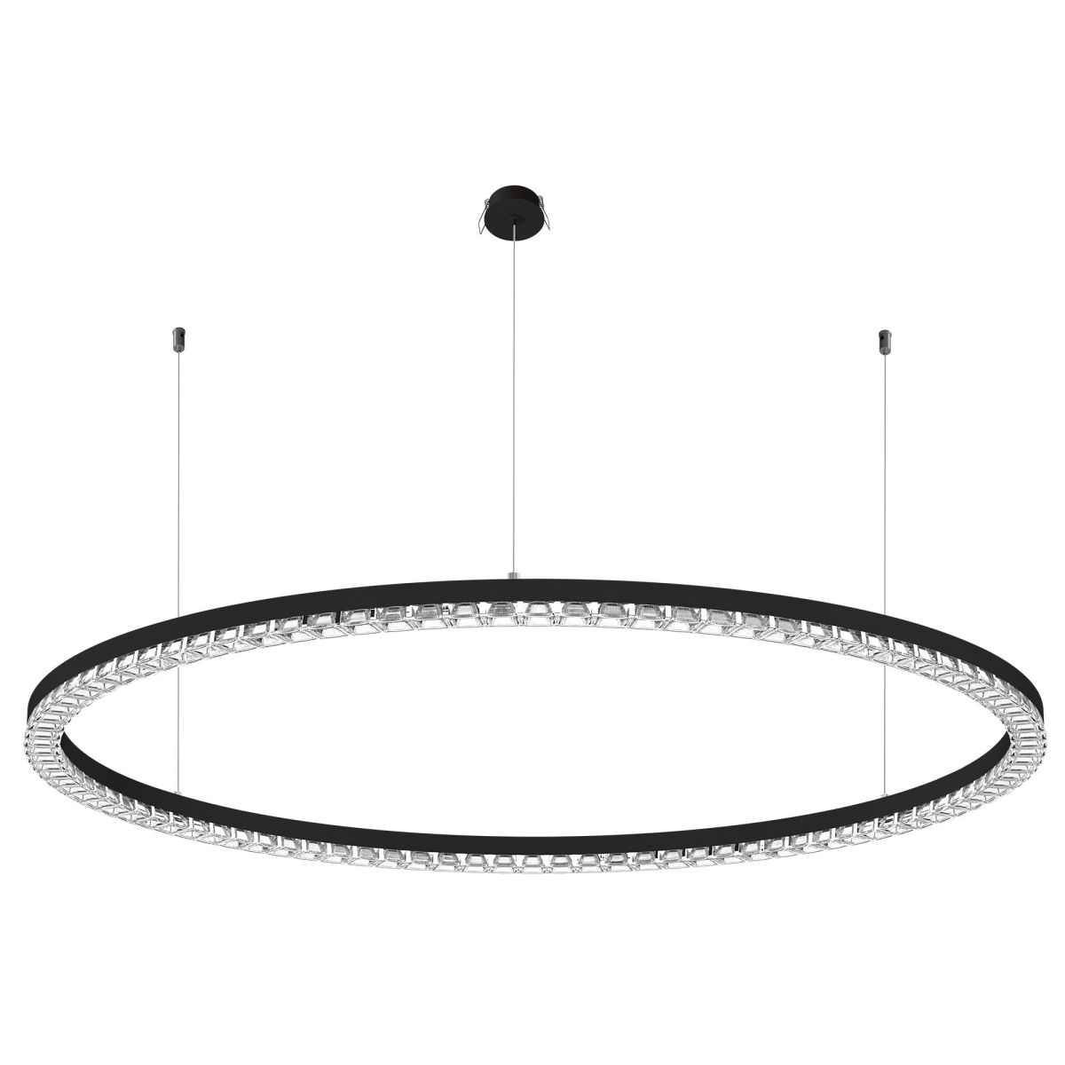 Подвесная люстра Arlight SP-DIAMOND-R1250-80W Day4000 (BK, 45 deg, 230V, TRIAC) 054493 Подвесная люстра Arlight SP-DIAMOND-R1250-80W Day4000 (BK, 45 deg, 230V, TRIAC) 054493