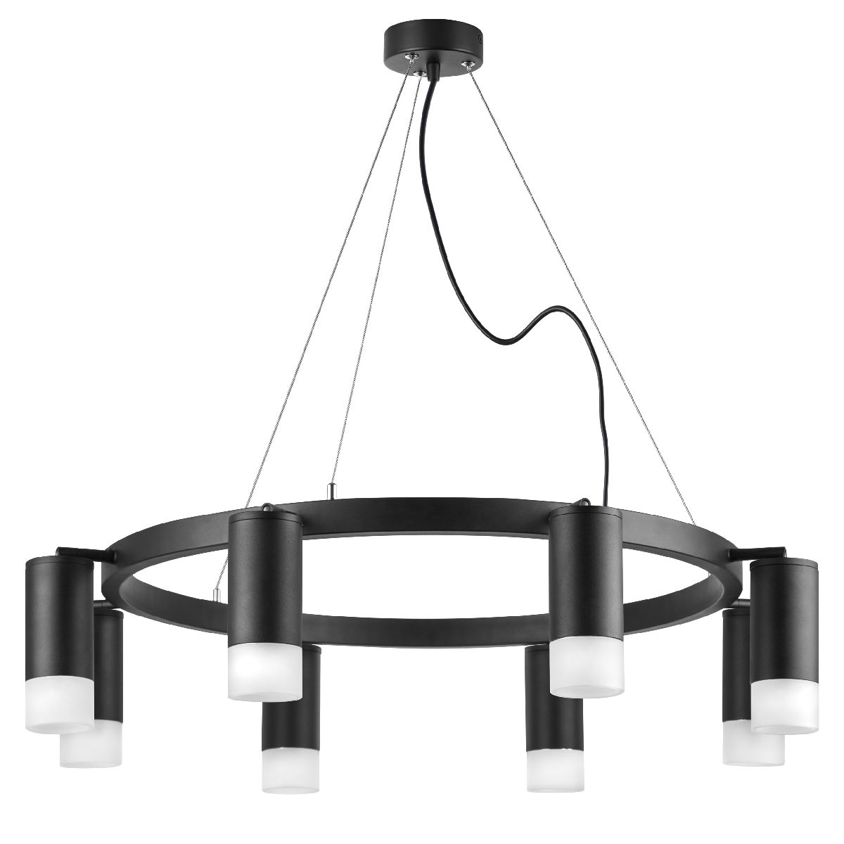 Подвесная люстра Lightstar Rullo (571018+214437-8+202431-8) LR0183781 Подвесная люстра Lightstar Rullo (571018+214437-8+202431-8) LR0183781