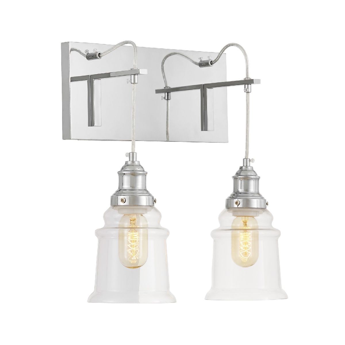 Бра Lumina Deco Moletti LDW 6844-2 CHR+PR Бра Lumina Deco Moletti LDW 6844-2 CHR+PR