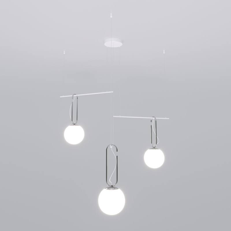 Подвесная люстра Eurosvet Riche 70143/3 белый a060840 Подвесная люстра Eurosvet Riche 70143/3 белый a060840