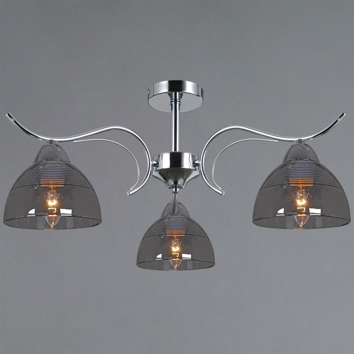 Люстра на штанге Illumico IL0733-3ASQ-25 CR AREZZO Люстра на штанге Illumico IL0733-3ASQ-25 CR AREZZO