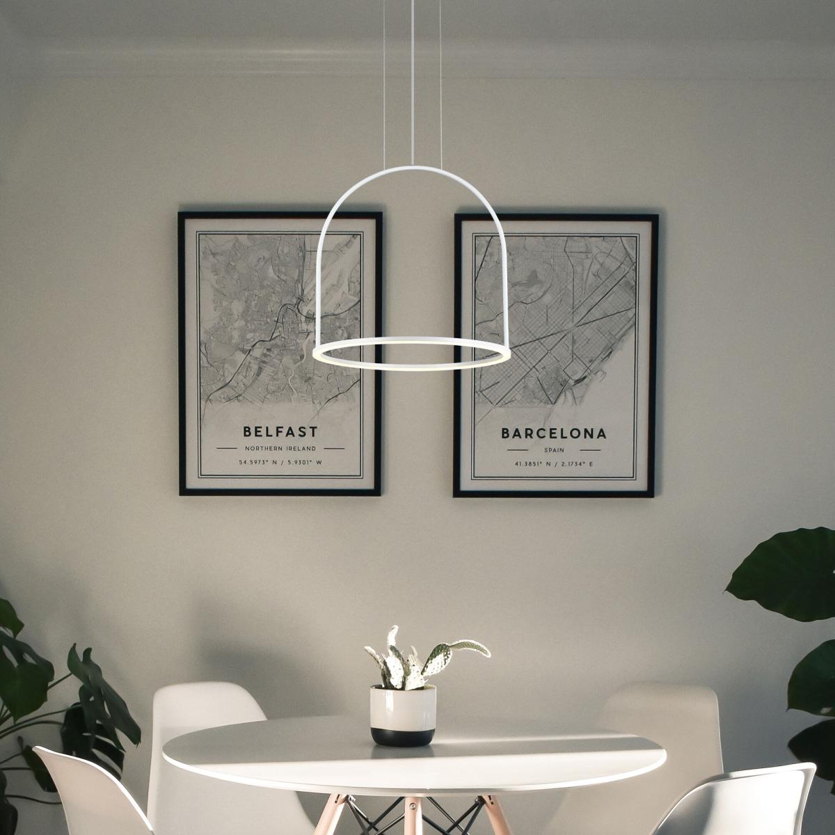 Подвесной светильник Eurosvet Over 90322/1 белый a064957