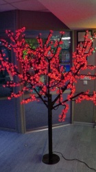 Дерево светодиодное "Вишня" Красное, 972LED, 1.9х1.5м, 71.3W, 220V