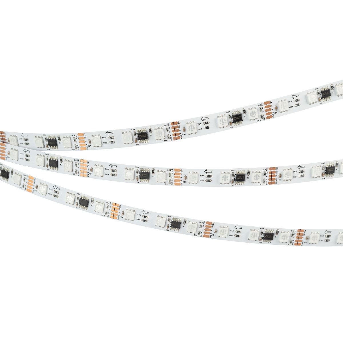 Светодиодная лента Arlight DMX-B60-10mm 12V RGB-PX3 (14 W/m, IP20, 5060, 5m) 039174 Светодиодная лента Arlight DMX-B60-10mm 12V RGB-PX3 (14 W/m, IP20, 5060, 5m) 039174