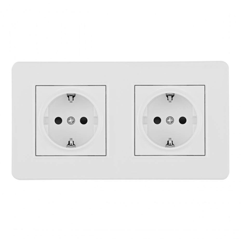 Розетка Arte Milano SET16-2-40-1x2 white