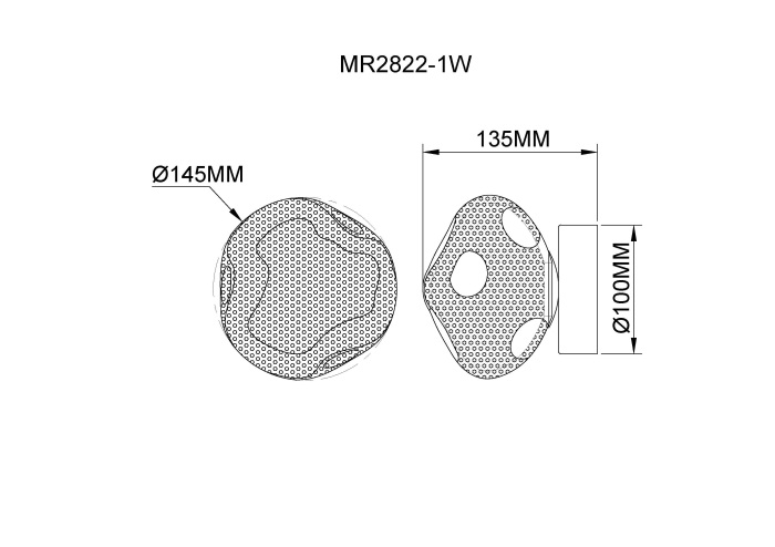 Настенный светильник MyFar Асмунд MR2822-1W